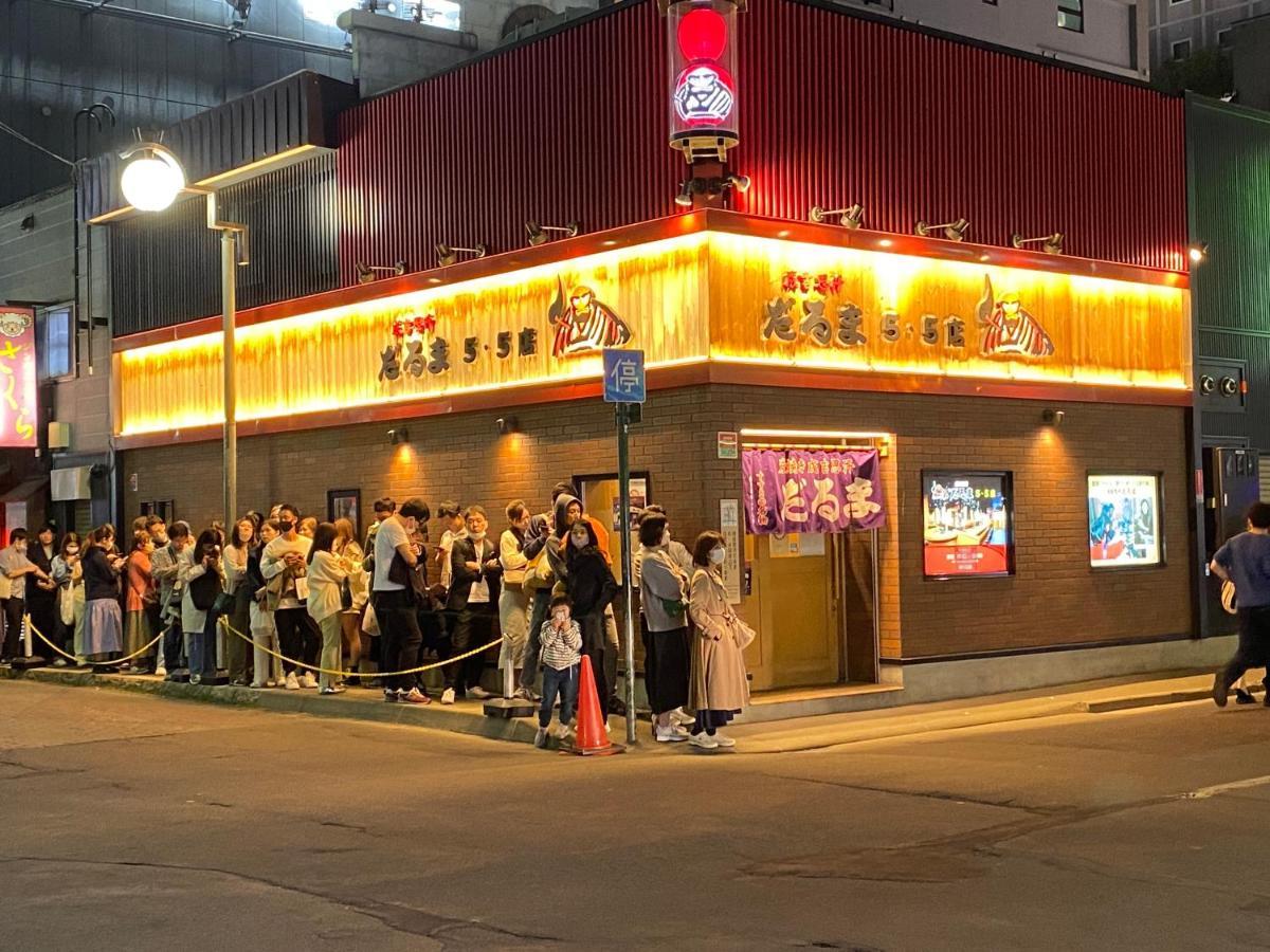 M88303スーペリアルーム最大7名 東本願寺駅前 すすきのエリア 観光食事好立地 Apartment Sapporo Luaran gambar
